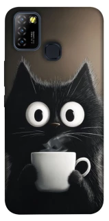 Чехол на Infinix Hot 10 Lite morning cat фото 1 из 1