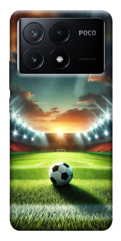 Чехол на Xiaomi Poco X6 Football aesthetic ver.3 фото 1 из 1
