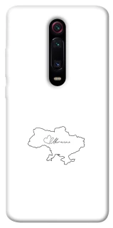 Чехол на Xiaomi Redmi K20 / K20 Pro / Mi9T / Mi9T Pro Ukraine map фото 1 из 1