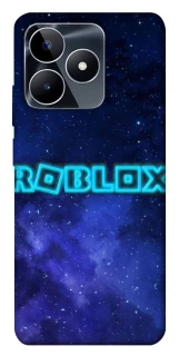 Чехол на Realme C53 Roblox Space Logo Blue фото 1 из 1