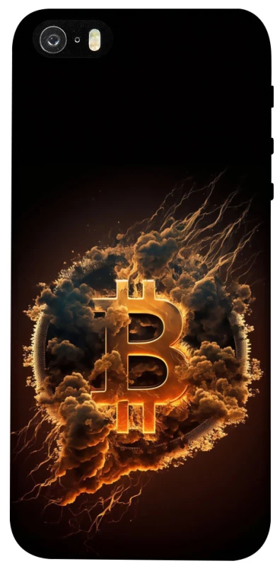 Чохол на Apple iPhone 5/5S/SE Smoky Bitcoin фото 1 з 1