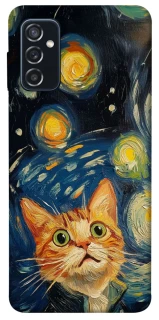 Чехол на Samsung Galaxy M52 paint cat фото 1 из 1