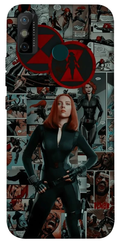 Чохол на TECNO Spark 6 Go Black Widow фото 1 з 1