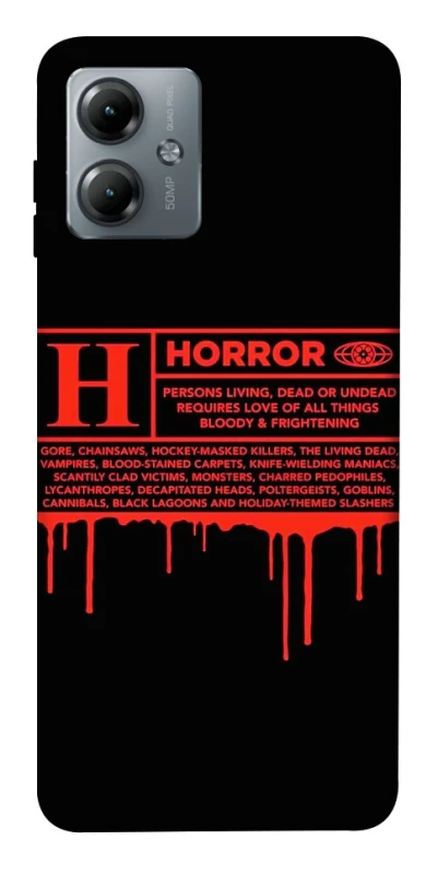 Чехол на Motorola Moto G14 Horror Halloween фото 1 из 1
