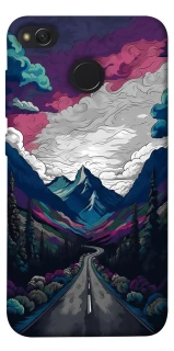 Чехол на Xiaomi Redmi 4X Нарисованные горы фото 1 из 1