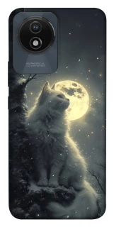 Чехол на Vivo Y02 Кот под луной фото 1 из 1