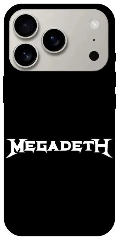 Чехол на Apple iPhone 17 Pro (6.3") Megadeth logo фото 1 из 1