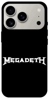 Чехол на Apple iPhone 17 Pro (6.3") Megadeth logo фото 1 из 1