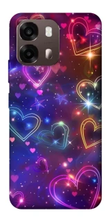 Чохол на Oppo A6 Drawn hearts фото 1 з 2