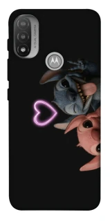 Чохол на Motorola Moto E20 Love Stitch & Angel фото 1 з 1