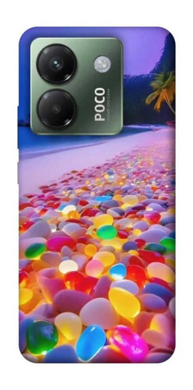 Чохол на Xiaomi Poco M7 pro 5G Каміння світиться на березі фото 1 з 1