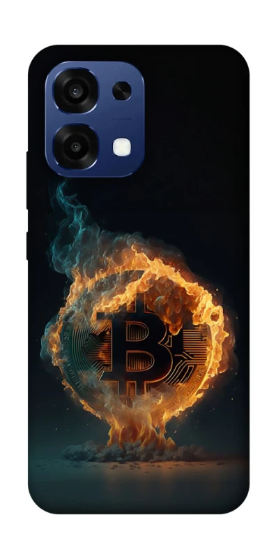 Чохол на Oppo A6 Pro 4G/5G Fire Bitcoin фото 1 з 2