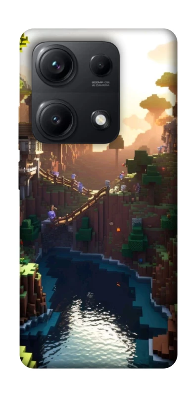 Чехол на Xiaomi Redmi Note 14S Minecraft sunset фото 1 из 1