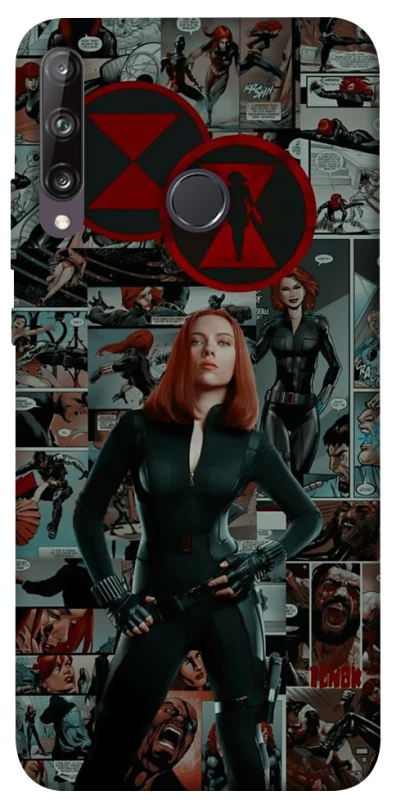 Чохол на Huawei P40 Lite E Black Widow фото 1 з 1