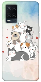 Чохол на Oppo A54 4G Funny Pets ver.2 фото 1 з 1