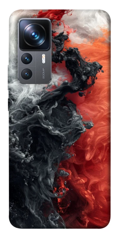 Чохол на Xiaomi 12T / 12T Pro Black and Red фото 1 з 1