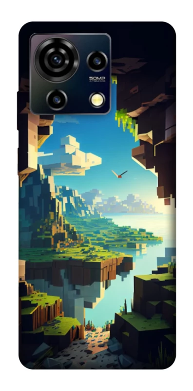 Чохол на ZTE Blade V50 Vita Minecraft sunrise фото 1 з 1