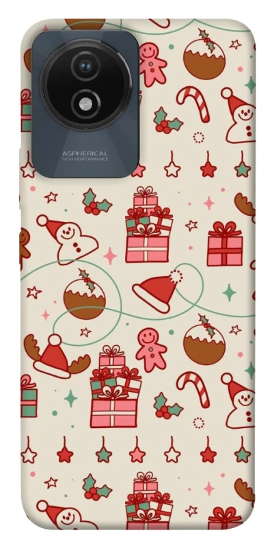 Чохол на Vivo Y02 Новорічний v14 фото 1 з 1