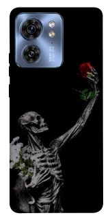 Чехол на Motorola Edge 40 Skeleton vs Rose фото 1 из 1