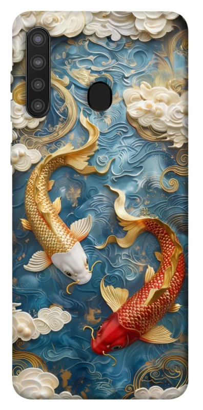 Чехол на Samsung Galaxy A21 Koi carp фото 1 из 1