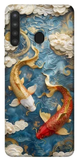 Чехол на Samsung Galaxy A21 Koi carp фото 1 из 1