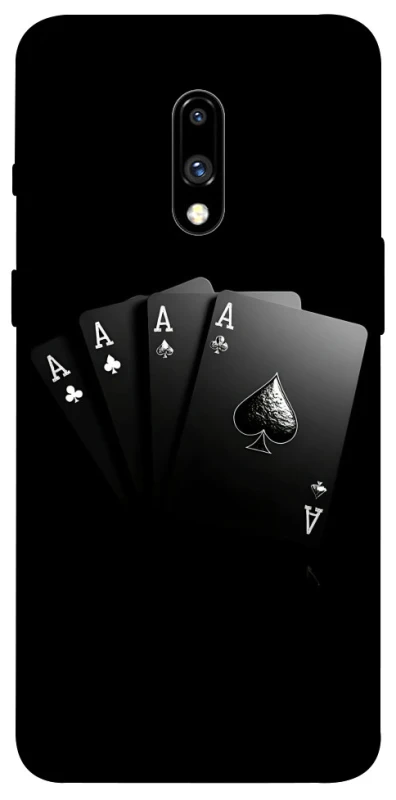 Чехол на OnePlus 7 Black Cards фото 1 из 1