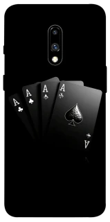 Чехол на OnePlus 7 Black Cards фото 1 из 1