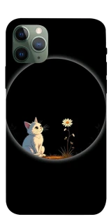 Чехол на Apple iPhone 11 Pro (5.8") Cat and flower фото 1 из 1
