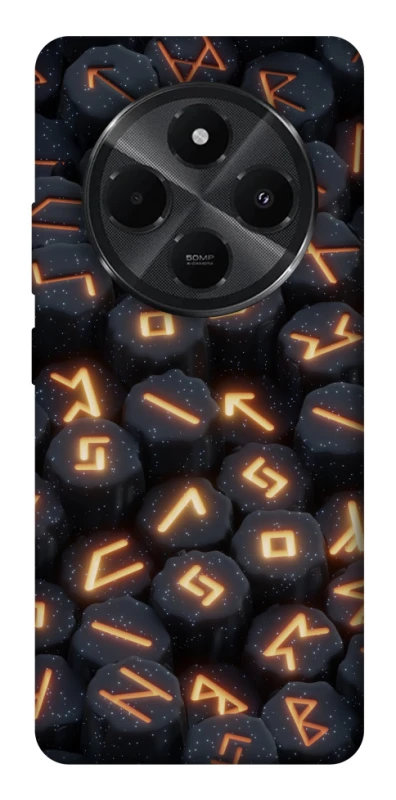 Чехол на Xiaomi Poco M7 Огненые руны фото 1 из 1