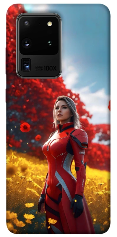 Чохол на Samsung Galaxy S20 Ultra Cyber space girl ver.5 фото 1 з 1