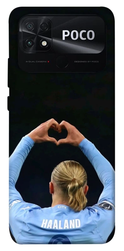 Чохол на Xiaomi Poco C40 Erling Haaland V2 фото 1 з 1