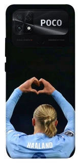 Чехол на Xiaomi Poco C40 Erling Haaland V2 фото 1 из 1