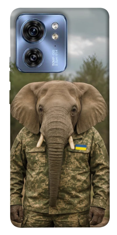 Чохол на Motorola Edge 40 Слон захисник фото 1 з 1