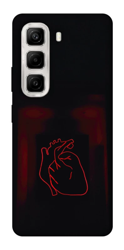 Чехол на Infinix Hot 50 4G Красное сердце фото 1 из 1
