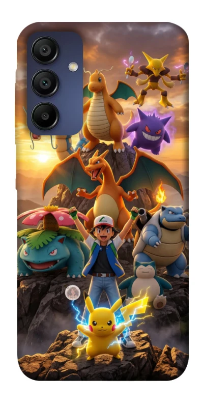Чохол на Samsung Galaxy A15 4G/5G Pokemon фото 1 з 1