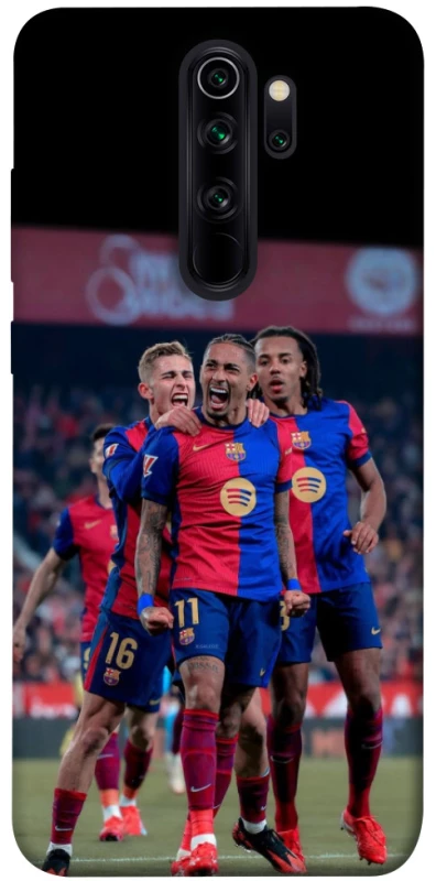 Чехол на Xiaomi Redmi Note 8 Pro FC Barcelona team фото 1 из 1