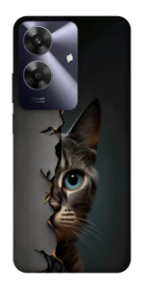 Чехол на Realme Note 60 Кот-подглядыватель v2 фото 1 из 1