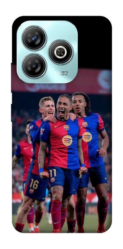 Чехол на ZTE Blade A75 4G FC Barcelona team фото 1 из 1
