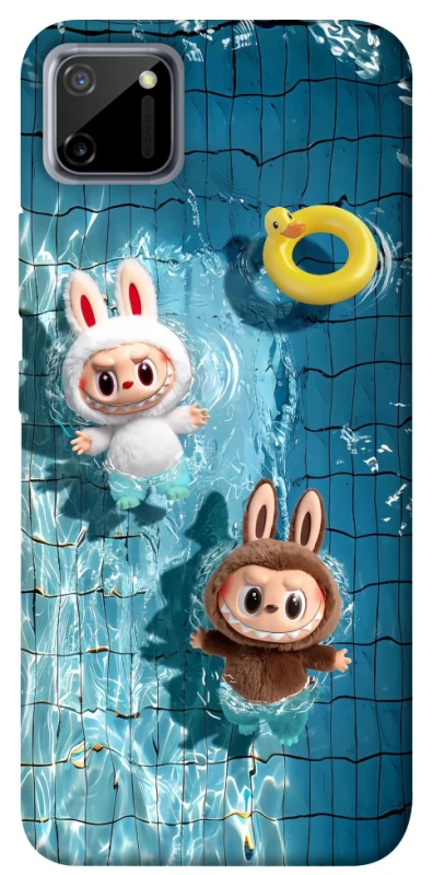 Чохол на Realme C11 Labubu in the pool фото 1 з 1