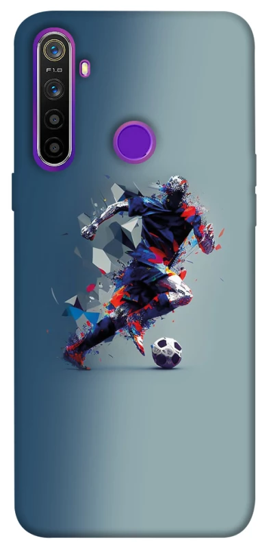 Чехол на Realme 5 Футболист фото 1 из 1