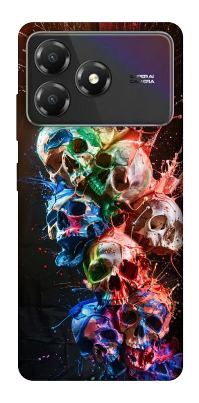 Чохол на ZTE Blade A36 Skulls фото 1 з 1