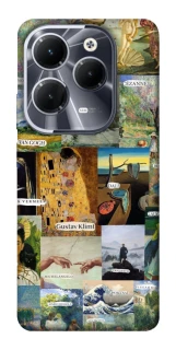 Чехол на Infinix Hot 40 Art collage ver.8 фото 1 из 1