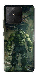 Чохол на Realme Narzo 50A Angry Hulk фото 1 з 1