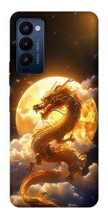 Чехол на TECNO Camon 18 Pro Golden Dragon фото 1 из 1