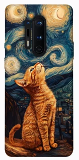 Чохол на OnePlus 8 Pro van gogh cat фото 1 з 1