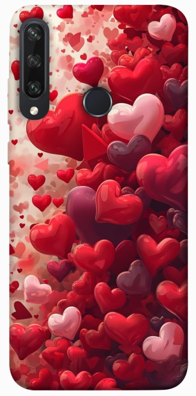 Чохол на Huawei Y6p Many hearts фото 1 з 1
