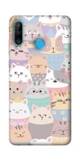 Чохол на Huawei P30 lite Funny Kittens ver.2 фото 1 з 1