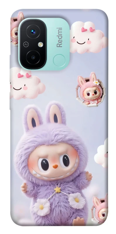 Чохол на Xiaomi Redmi 12C / Poco C55 Labubu & clouds фото 1 з 1