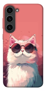 Чехол на Samsung Galaxy S23 Сat with glasses фото 1 из 1