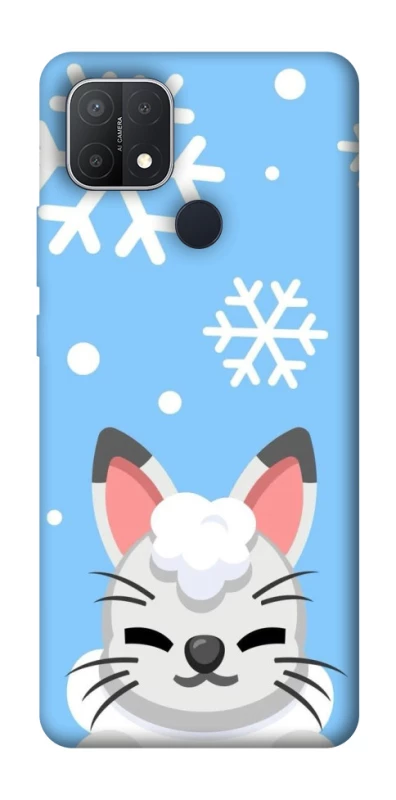 Чохол на Oppo A15s / A15 Adopt Me Snow Kitty Smile фото 1 з 1